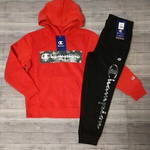 New! Boy's CHAMPION Sweatshirt and Pants Outfit S M L XL