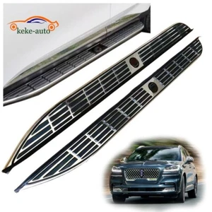 Running Boards Side Steps Pedal Nerf Bar Fits for Lincoln Aviator 2019-2023 - Picture 1 of 5