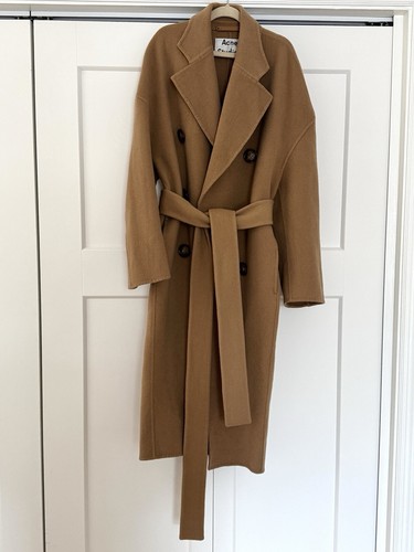 cappotto cammello doppio acne studios cales taglia 32