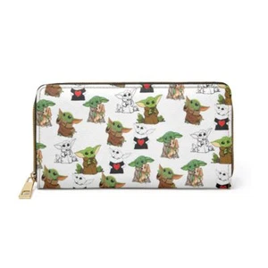 Baby Yoda Faux Leather Zipper Wallet-Women Wallet-Wallets For Women - Picture 1 of 5
