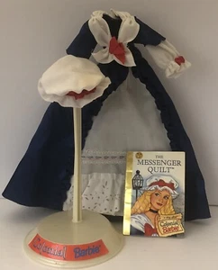 Barbie Bambola Vestiti Abito Coloniale Storie Americane Edizione Speciale 1994 Con Libro - Foto 1 di 9