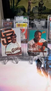 1993 Studio - Superstars auf Leinwand - Barry Bonds #10 und Base # 12 - Bild 1 von 5