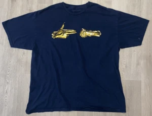 RUN THE JEWELS T-Shirt XXL Blue RTJ El-P Killer Mike Hip Hop Rap - Picture 1 of 9
