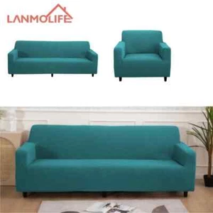 Sofa Cover Elastic Jacquard Stretch Slipcovers Corner Couch Cover 1/2/3/4 Seater - Picture 1 of 35