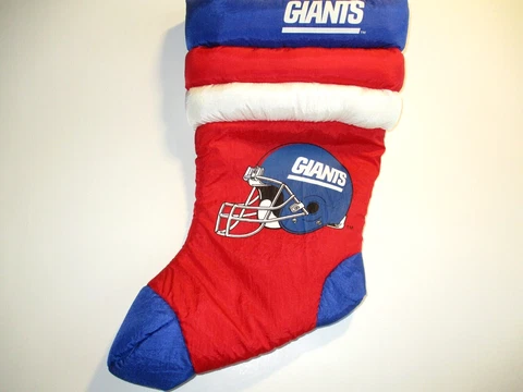 New York Giants Retro Christmas Stocking Vintage Football Holiday Decoration Cover