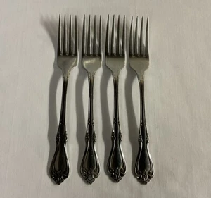 Oneida BRIARWOOD Stainless Dinner Forks Lot of 4 - Picture 1 of 7