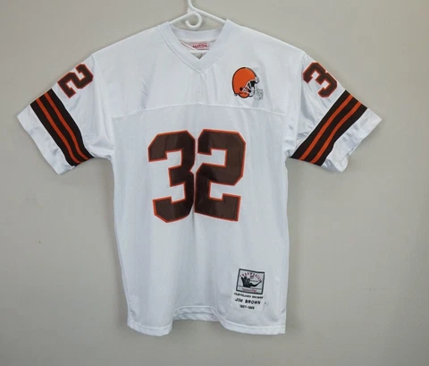 Jim Brown Cleveland Browns Mitchell And Ness Football jersey  54 NWT Cover