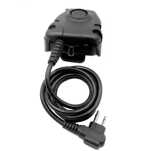 2-Pin Walkie Talkie Tactical Headset M Type U94PTT Adapter for Motorola Series - Zdjęcie 1 z 5