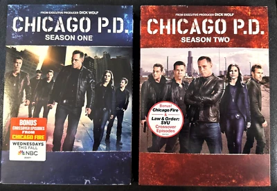 Chicago P.D.: Seasons One and Two (DVD, 2014 - 2015)- 2 Sets - 38 Episodes - NEW - Image 1 of 4