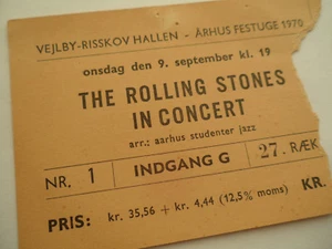ROLLING STONES__1970__ TALÓN DE ENTRADAS DE CONCIERTO__Let it Bleed Tour__Países Bajos__EX- - Imagen 1 de 6