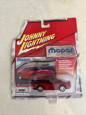 Johnny Lightning Mopar Or No Car #18 1998 Dodge Viper GTS Die Cast Model New - Image 1 of 2