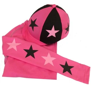 Cross Country Colours Base layer/Silk, Hot pink/Baby pink/Black - Picture 1 of 1