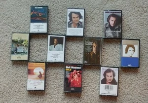 Lot (10) Neil Diamond Music Cassettes 10 tapes Early Years and the Classics - Picture 1 of 11