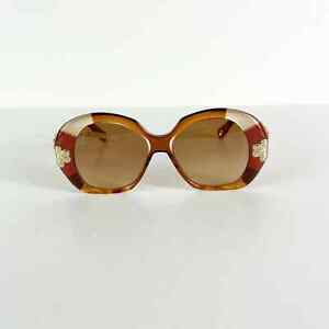 CHLOE NWT Oversized Venus CE743S Blonde Havana Sunglasses