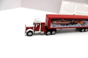 MATCHBOX COLLECTIBLES 1:72 DYM36670 PETERBILT SEMI TRAILER BUDWEISER GEBRAUCHT IN BOX - Bild 1 von 21