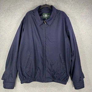 Brooks Brothers Country Club Giacca Uomo XL Giacca a Vento Full Zip Ventilata Golf Navy - Foto 1 di 15