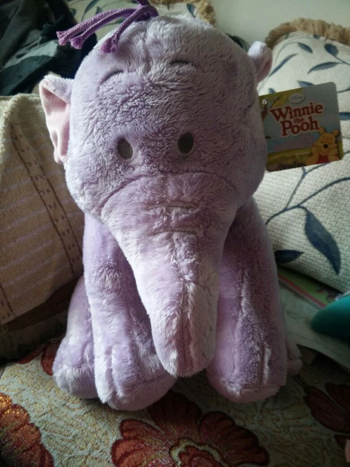 Official Disney Winnie the Pooh Heffalump Lumpy Elephant Plush Toy 30CM  Gift - Image 1 of 3