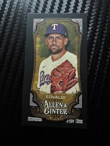 2024 Topps Allen & Ginter #114 Nathan Eovaldi MINI BLACK - Picture 1 of 2