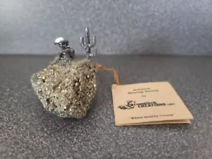 Vintage Arizona Mining Serie - Goldrausch Zinn Bergmann Figur Pyrit Narren Gold - Bild 1 von 10