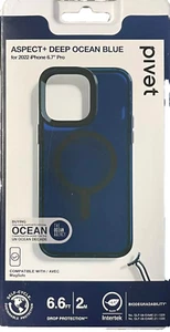 Pivet iPhone 14 Pro Max Aspect Case with MagSafe - Deep Ocean Blue, Stylish - Picture 1 of 4