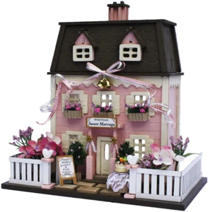 8815 Billy Handmade Dollhouse Woody House Collection / Wedding House - Picture 1 of 4