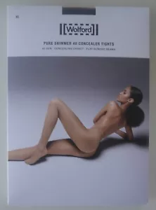NUEVO Y EMBALAJE ORIGINAL: ¡MALLAS CORRECTORAS WOLFORD PURE SHIMMER 40! Talla XL Color: Almirante (azul) - Imagen 1 de 3
