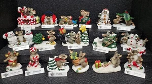 *Christmas* Lot of 17 Charming Tails Figurines - You Pick! - Picture 1 of 14