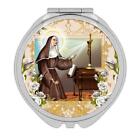 Gift Compact Mirror : Saint Rita of Cascia Catholic Religious Virgin