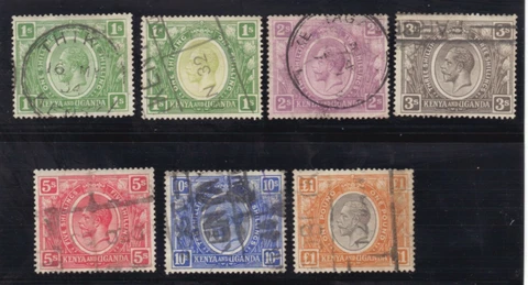 KUT - SG# 87, 88, 90, 92, 94, 94 Used (few fc)     /      Lot 1021047 Cover