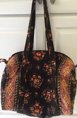 Vera Bradley Retired Rare Chocolat Chocolate Small Duffel Bag, Excellent! - Image 1 of 4