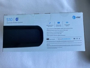 AT&T S10 bluetooth wireless speaker - Picture 1 of 3
