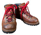 Vintage ROCKY Red Lace Work Boots USA Leather Brown Mens 13 M #1050 494