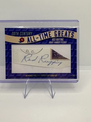  Historic Autograph Co. All Time Greats CUT AUTOGRAPH Red Ruffing 7/8 - Image 1 of 2