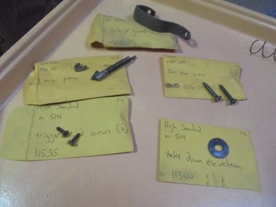 Lote de cinco piezas de pistola diversas High Standard Noble Crescent Foto 1 de 4