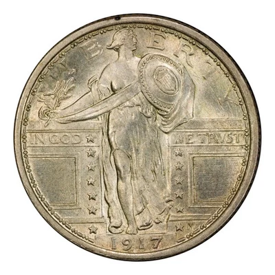 1917 Standing Liberty Quarter PCGS MS-65 FH CAC Type 1 - Image 1 of 4