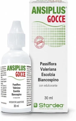 Ansiplus Gocce | Integratore Alimentare | Passiflora | Valeriana | Escolzia | Bi - Immagine 1 di 4