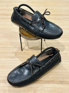Mocasines de conducción Cole Haan para hombre ZeroGrand Camp sin usar, en caja, puntera clásica de cuero marrón 9,5 M - Imagen 1 de 11