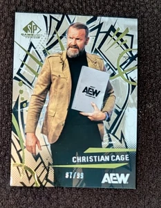 2025 SP Game Used AEW Gold /99 Christian Cage - Bild 1 von 2