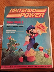 Nintendo Power July/August 1988 1st Issue! Super Mario Bros 2 Cover w/ Poster VG - Picture 1 of 24