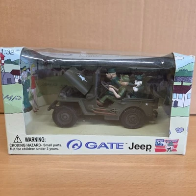 Gate Beetle Bailey in 1941 Willys Jeep With Sarge & Otto Model Truck 1:32 Scale - Image 1 of 4