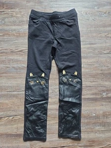 365 Kids from Garanimals Girls 3D Kitty Knee Pants, Size 7 - Picture 1 of 7
