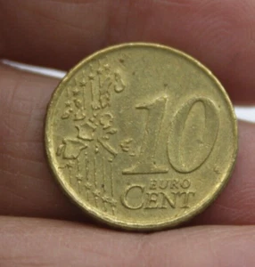 Netherlands 10 Euro Cent 2001 Coin - Imagen 1 de 4