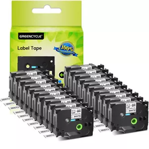 Etichetta tubo termoretraibile compatibile Brother HSe-241 0,69" per PTE550 PTP750W 20PZS - Foto 1 di 8