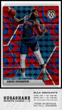 2019 Mosaic 17 Andre Drummond Blue Reactive   Pistons  Basketball Card