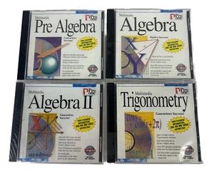 Pre Algebra, Algebra 1 2, Trigonometry School Math CD-ROM by Pro One Homeschool - Picture 1 of 4
