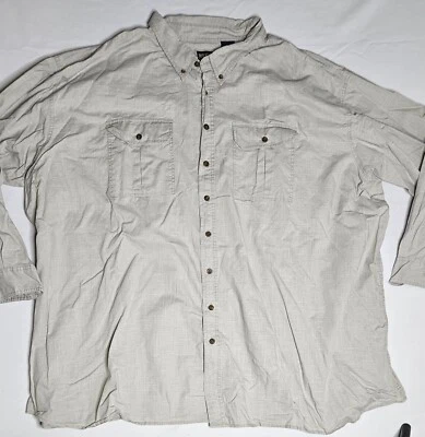 Wolverine Button Up Shirt Mens  Size 6XL Boots And Gear Beige Bone - Image 1 of 4