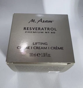 M.Asam Resveratrol Premium Lifting Creme Face Cream 100ml Supersize Brand New - Picture 1 of 2