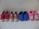 Bundle of Four pairs of Girls Infant Shoes Child 6 ST17 