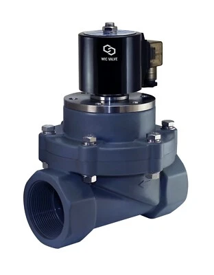 2" Inch Anti Corrosion Salt Water Acid Resistant Electric Solenoid Valve 110V AC - Image 1 of 4