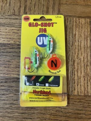 Gancho de plantilla Northland Tackle Glo Shot 1/8 Foto 1 de 2